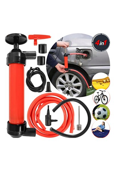 VERKE Pompa manuala multifunctionala 4 in 1 pentru transfer lichide,