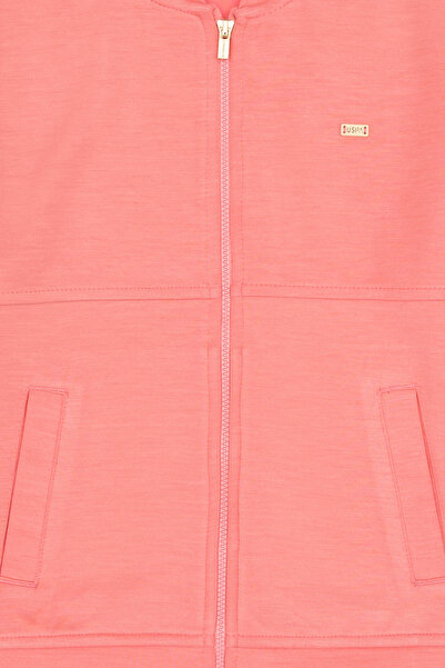 U.S. Polo Assn. Girl's Neon Pink Knitted Cardigan 50317869-Vr105