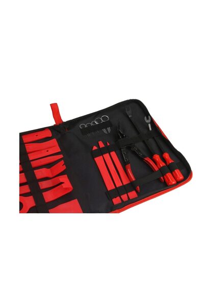 Silver Automotive upholstery puller set, 19 pieces,