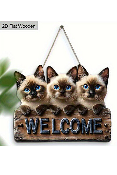 YALOVA SHOP Uv Printing Modern Design Stylish Door Ornament Welcome Door Ornament