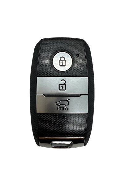 Luxe Aksesuarr Carcasă pentru telecomandă cu cheie inteligentă cu 3 butoane pentru Kia Sportage Ceed Sorento