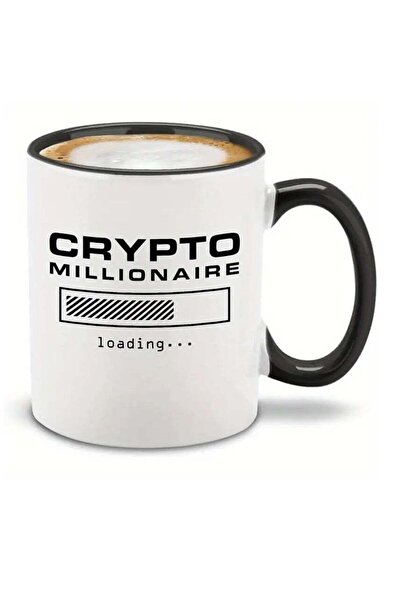 NASAQ Crypto Millionaire Loading... Ceramic Coffee Mug - Insulated, Perfect for Home Use