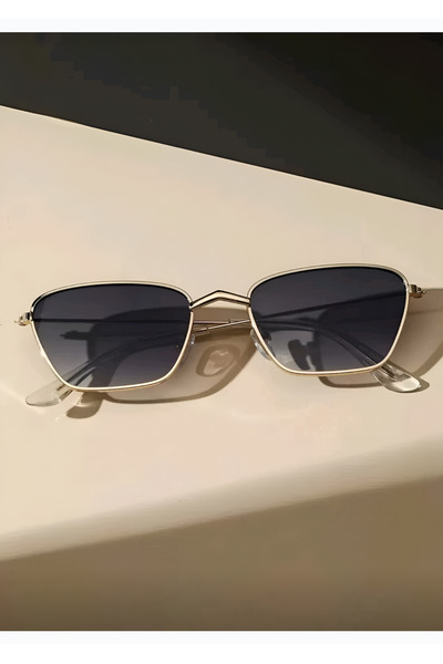 MECKSA Women’s Small-Frame Metal Geometric Sunglasses – Holiday Beach & Festival Accessory