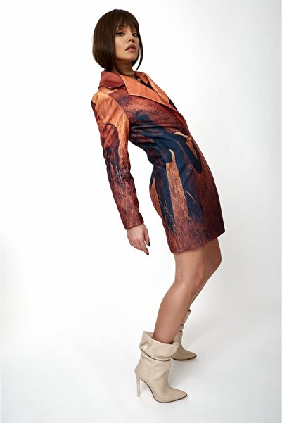 Vanilla Days Ghete stiletto din piele nud - toc de 9 cm