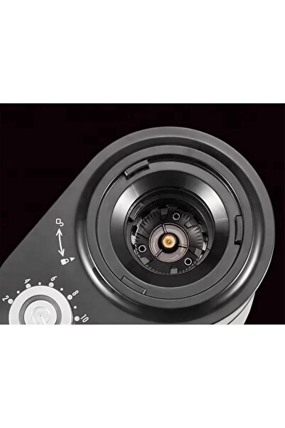 DLC مطحنة قهوة كهربائية متعددة السرعات، 150 واط، سعة 240 جرام، 16 إعداد طحن للصحافة الفرنسية، والتنقيط و