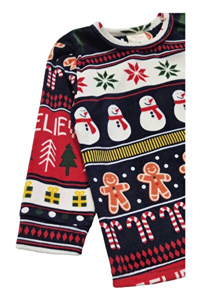 Mo Kids Christmas Fleece Pajama Set