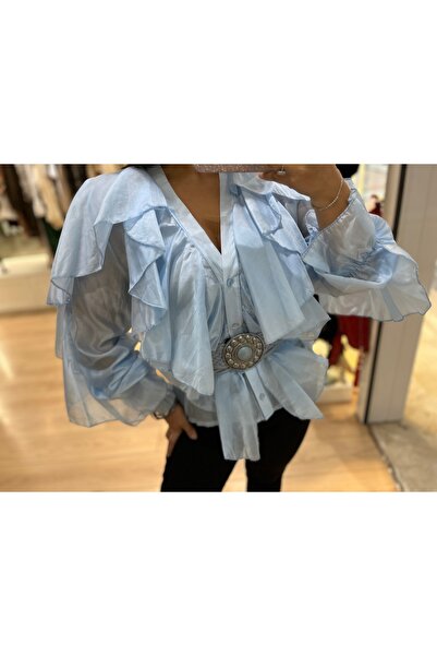 İtalyano İtalyan Fırfır detaylı gömlek