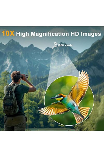 HYX 10x50 High Performance Binoculars for Adults - Professional HD Low Light Vision