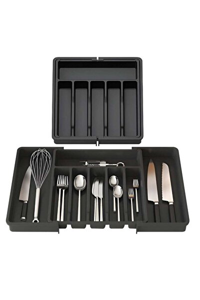 Generic Expandable Silverware Drawer Organizer, Multi-Functional Kitchen Stor...