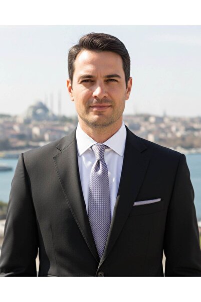 1001 Kravat Gray Colored 8 cm Wide Tie with Handkerchief