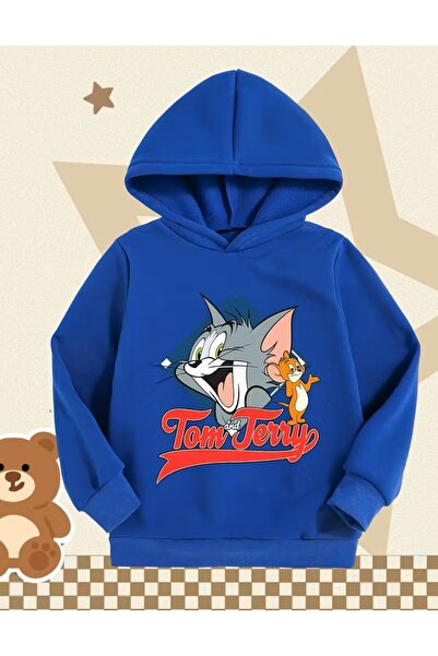 oneagılyazı Φούτερ με χαριτωμένα κινούμενα σχέδια της σειράς Tom and Jerry με...