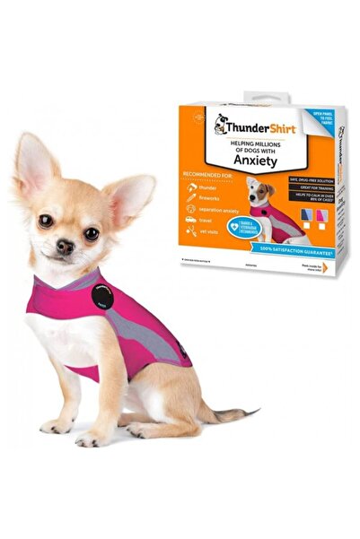 Thundershirt كلب (وردي XXS)