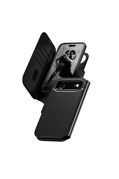 CARE by PanzerGlass® Husă pentru iPhone 17 Air, cu portofel MagSafe Tango Two...