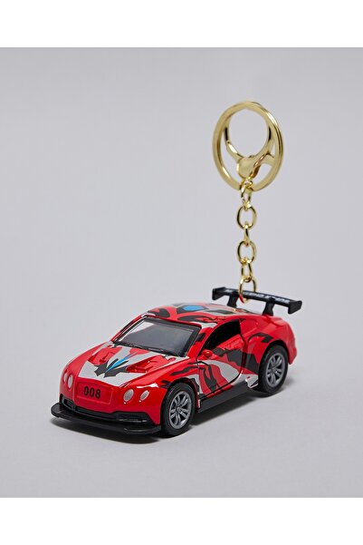 R&B Red Unisex Red Unisex Car Keychain