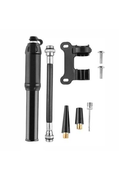 Generic Mini Bike Tire Pump, Portable Frame Mount Inflator for Bicycle and Ball