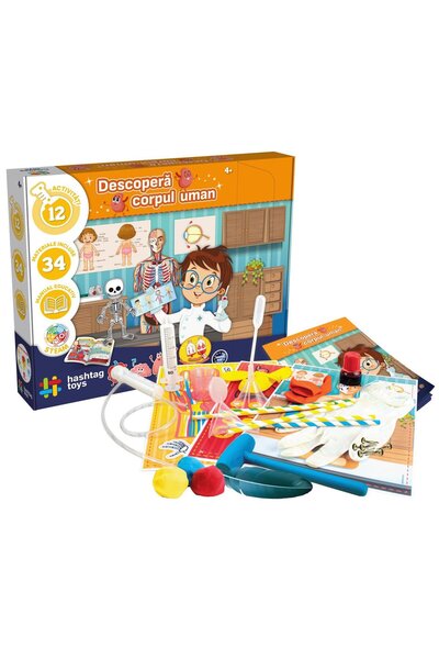 Hashtag Toys EDUCATIONAL GAME DISCOVER THE HUMAN BODY