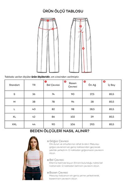 Masha Kate Mid-Waist Straight Cut Pants