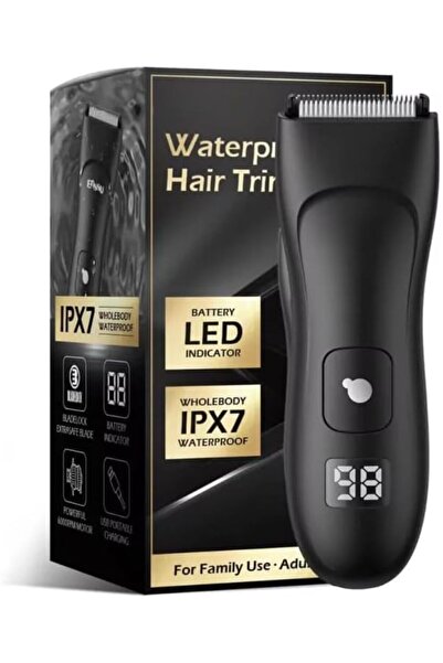 Generic Waterproof Electric Body Hair Trimmer for Men with Ceramic Blades