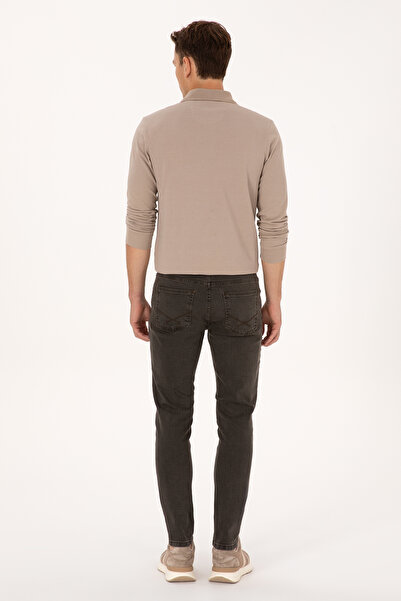 U.S. Polo Assn. Men's Brown Jean Trousers 50308279-Dn0031