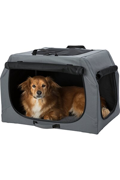 Trixie Easy Dog Transport Bag/Crate M-L 95x63x69 cm, Grey