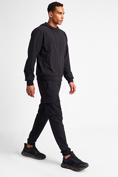 Lescon Men's Zippered Hooded Sweatshirt 25N-1102