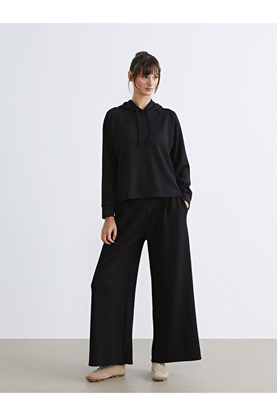 LC Waikiki Women's Wide Leg Sweatpants with Elastic Waist