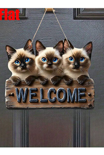 YALOVA SHOP Uv Printing Modern Design Stylish Door Ornament Welcome Door Ornament