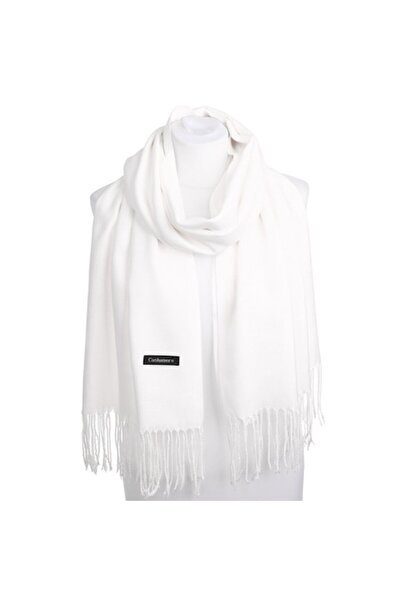 Born86 Women's Scarf, Textile, White, One Size