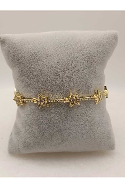 TLSMACCESORIES سوار ذهبي من الفولاذ على شكل نجمة