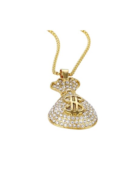 OEM Rich pendant chain, unisex, 22 inch, gold-plated stainless steel