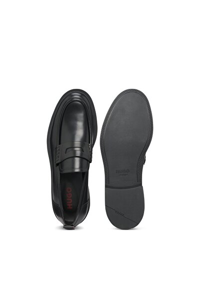 HUGO Detaylı Deri Loafer Ayakkabı