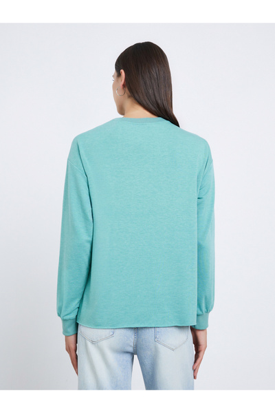 Take Two By Styli Green Graphic Print Regular Fit T-Shirt