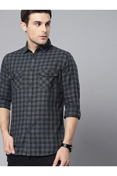 Dennis Lingo By Styli Men Slim Fit Checked Casual Shirt