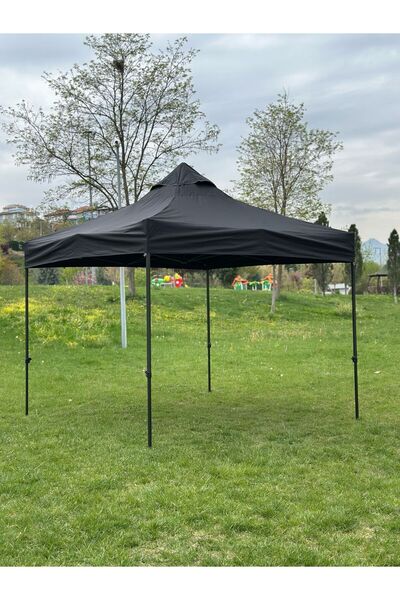 SEVİLBRANDA 3x3 GAZEBO ÇARDAK Siyah iskeletli
