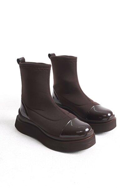 FEMME Kadın Kalın Taban Streç Günlük Bot Sasha