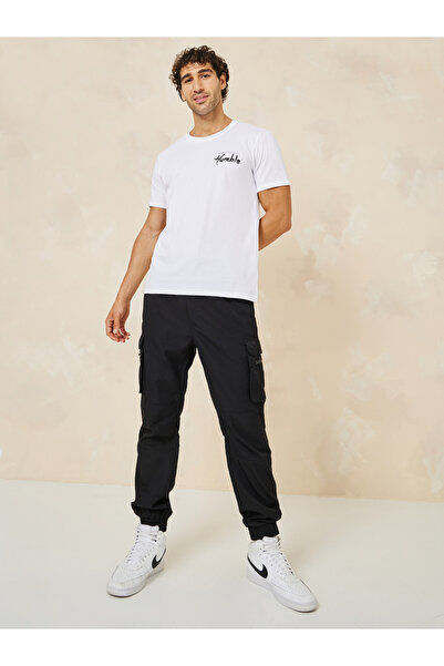 Styli Slogan Print Compact Cotton Jersey Regular T-Shirt