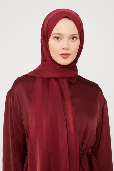 Levidor Bordo Sim Şeritli Tokyo Şal