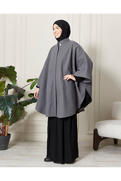 Lady Hilye SEYYAR KAPİŞONLU PANÇO
