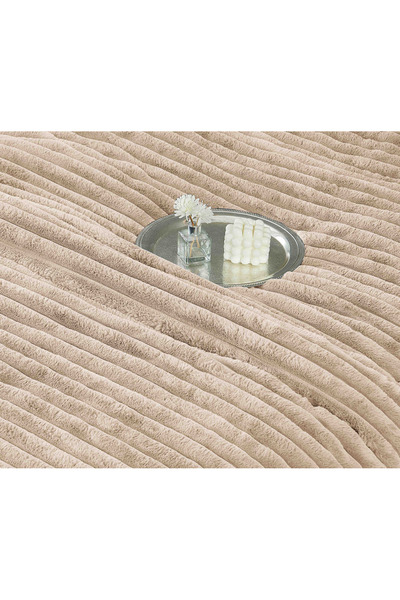 CHIRASO Cocolino Duvet Set Rabbit Fur and Velvet 200x230, ELASTIC Sheet 180x200, 4 Pillowcases