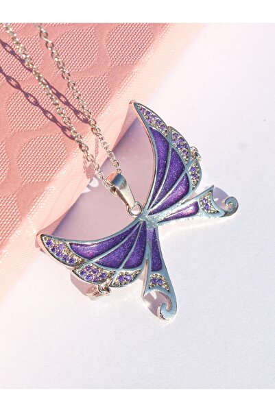 La Çiva Arts Tecna Enchantix Kanatları Kolye, Bloom Enchantix Wings Kolye, Peri Kanat Kolye, Kelebek Kolye