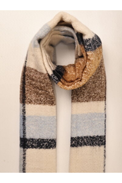 ICONE BAG Plaid and Striped Patterned Shawl Scarf