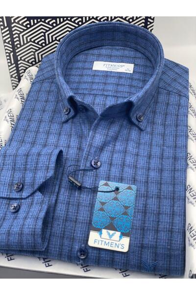 Fitmens Classic Long Sleeve Winter Plaid Lumberjack Collar Buttoned Cotton Gift Boxed Men's Shirt Fs-001989 - Sa