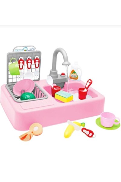 BLUEST SHOP 30 Parça Modern Lavabo Pilli Su Devridaimli Oyuncak Iq Geliştiric...