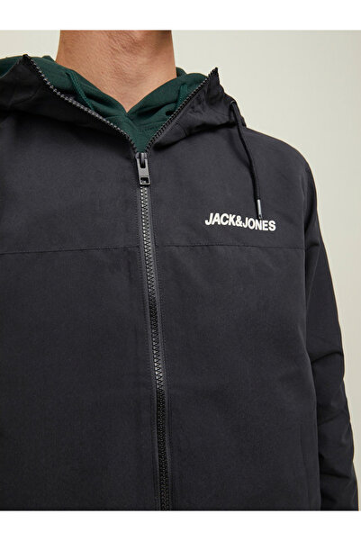 Jack & Jones JJERUSH Printed Bomber Jacket with Hood