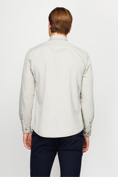 İgs Чоловіча сорочка хакі динамічного крою