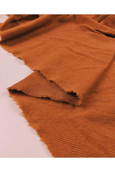 Kumaş Parça قماش جاكار محبوك باللون البرتقالي (العرض 125 سم × الطول 100 سم)