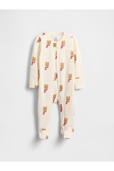 GAP Bebek Krem First Favorites Ayaklı Tulum