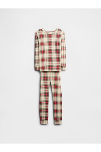 GAP Bebek Kırmızı %100 Organik Pamuk Pijama Takımı