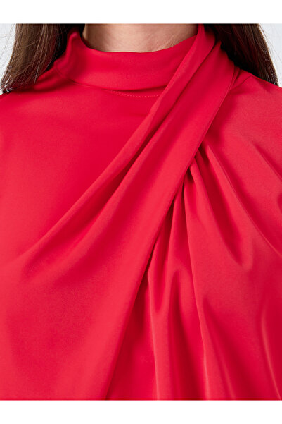 Take Two By Styli Solid Cross Neck Long Sleeve Top