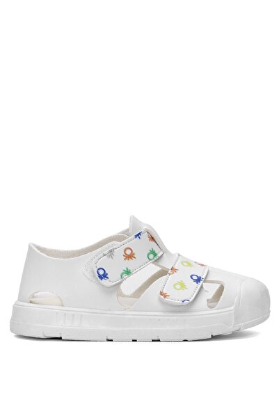 Benetton Bn-1407 Baby Boy Sandals White